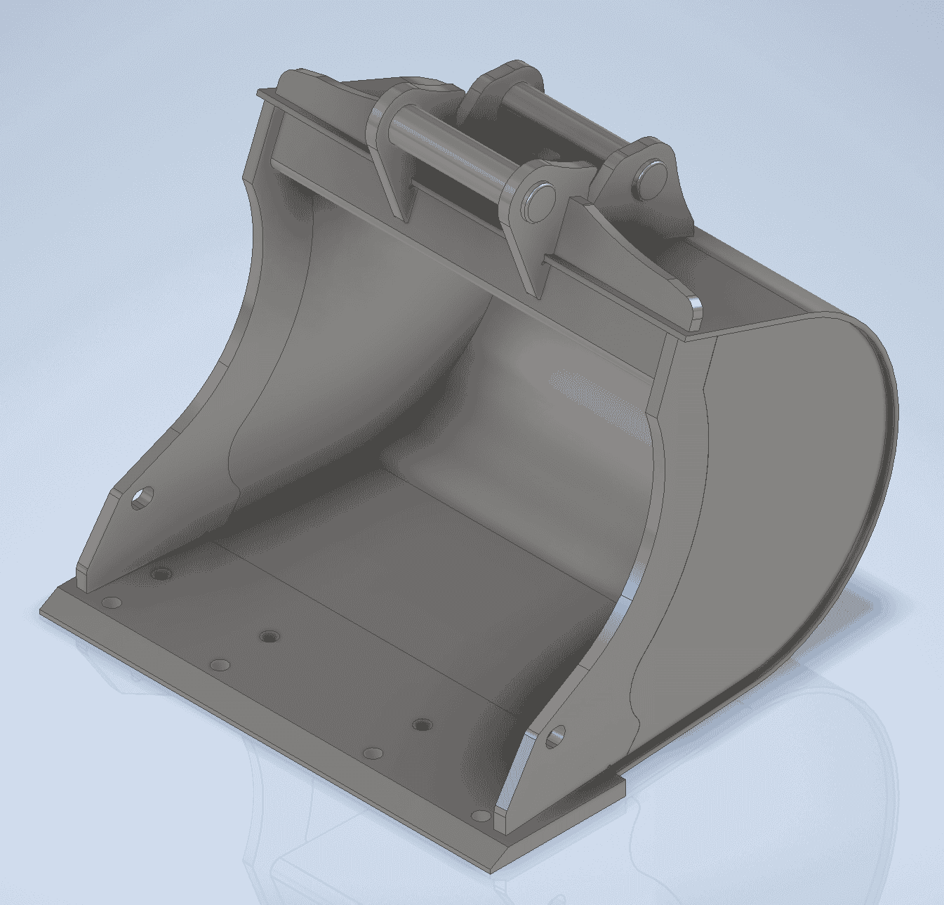 Łyżka kopiąca 45cm (3-5t)