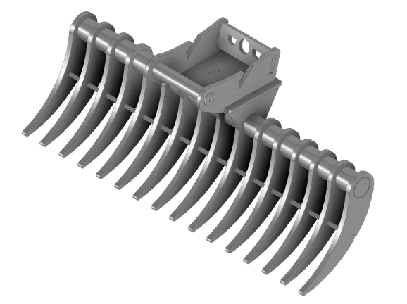 Grabie 100cm grubość zęba 12mm